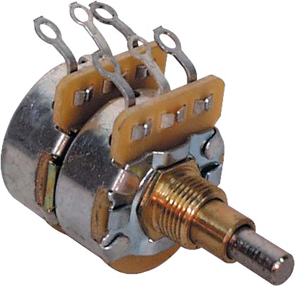 Fender/CTS American Vintage '62 Jazz Bass Concentric Stacked Potentiometer, 250K/500K 1