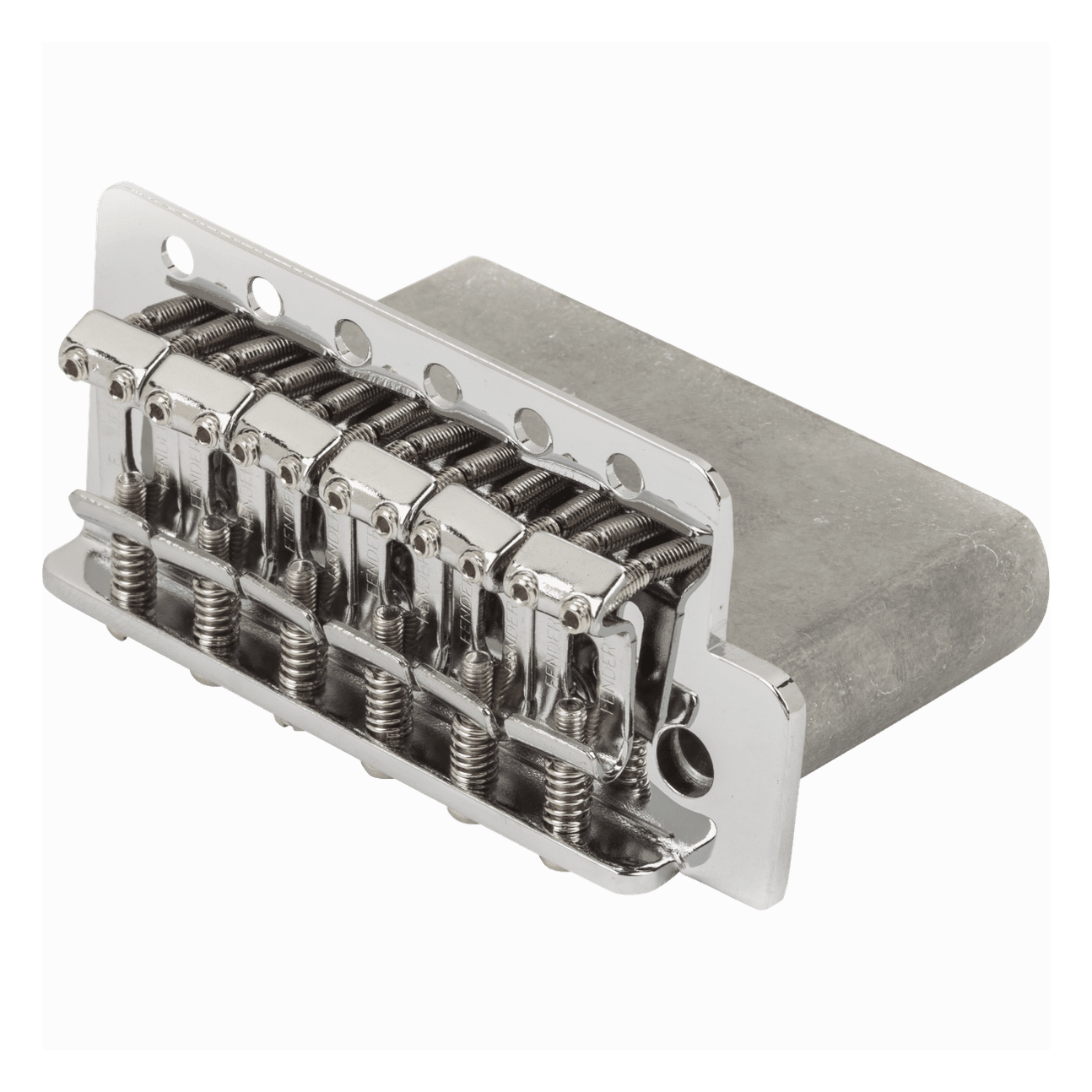 Fender Vintage-Style Standard Series Stratocaster Tremolo Bridge Assembly - Chrome 1