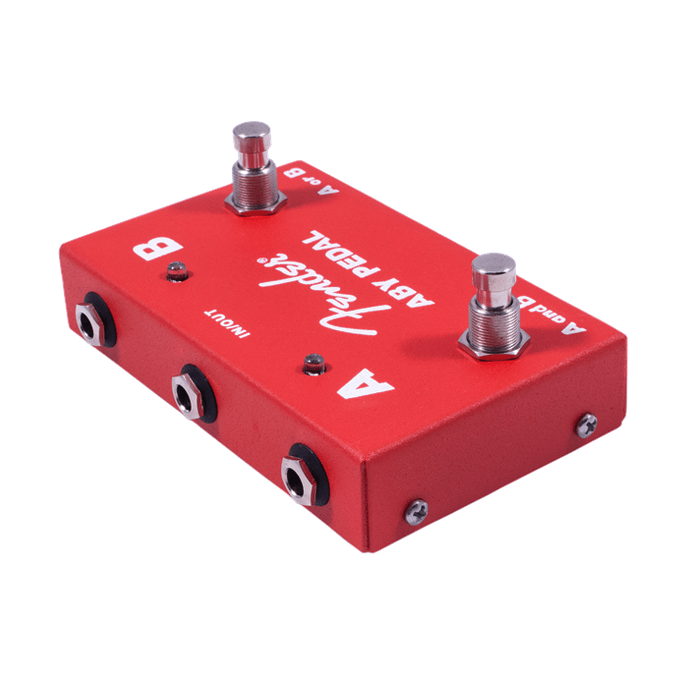 Fender 2-Switch ABY Pedal, Red 4