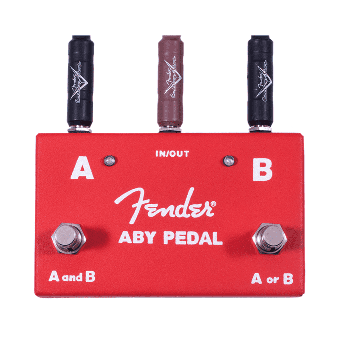 Fender 2-Switch ABY Pedal Red 9