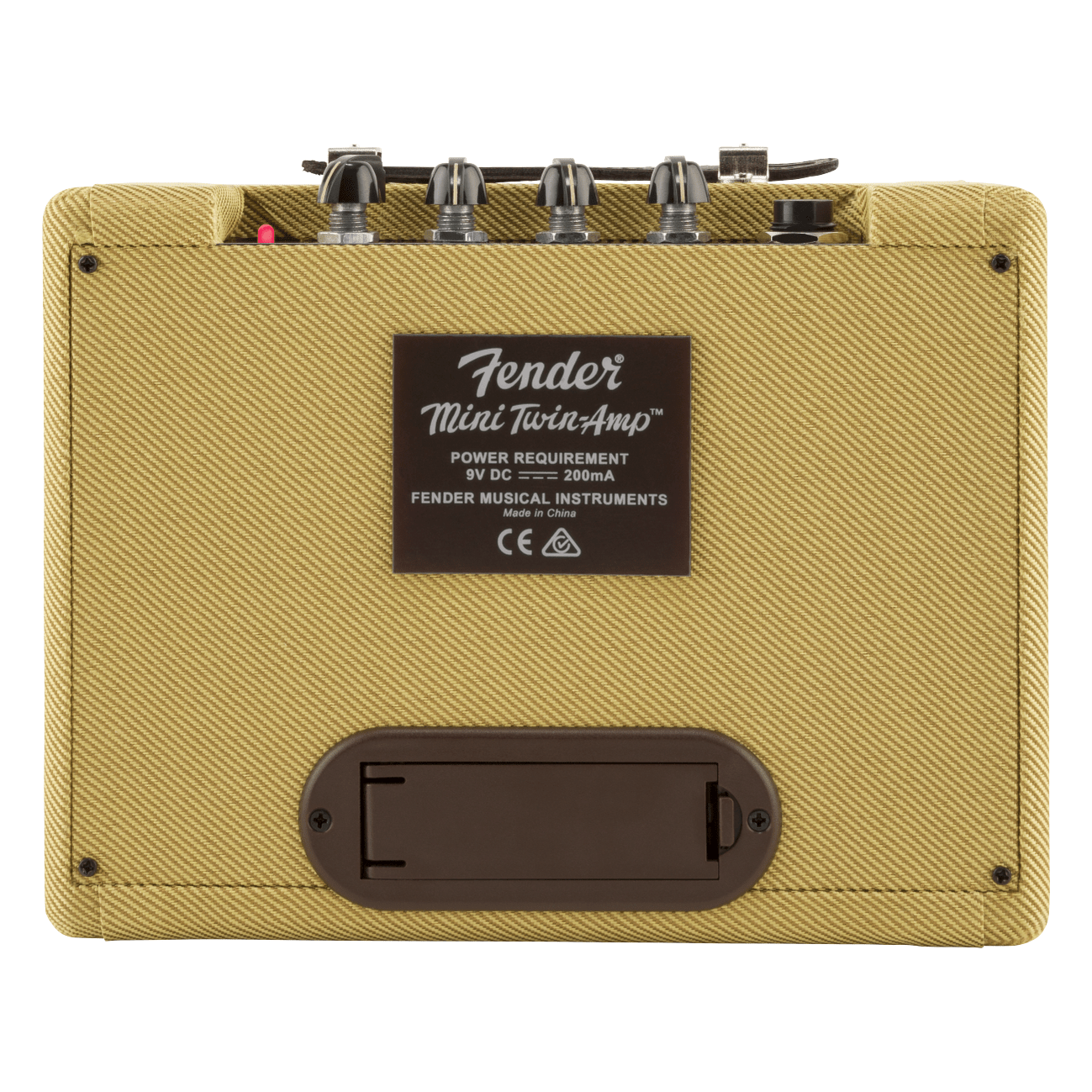 Fender Mini ’57 Twin-Amp - Portable Guitar Practice Amplifier Tweed 3