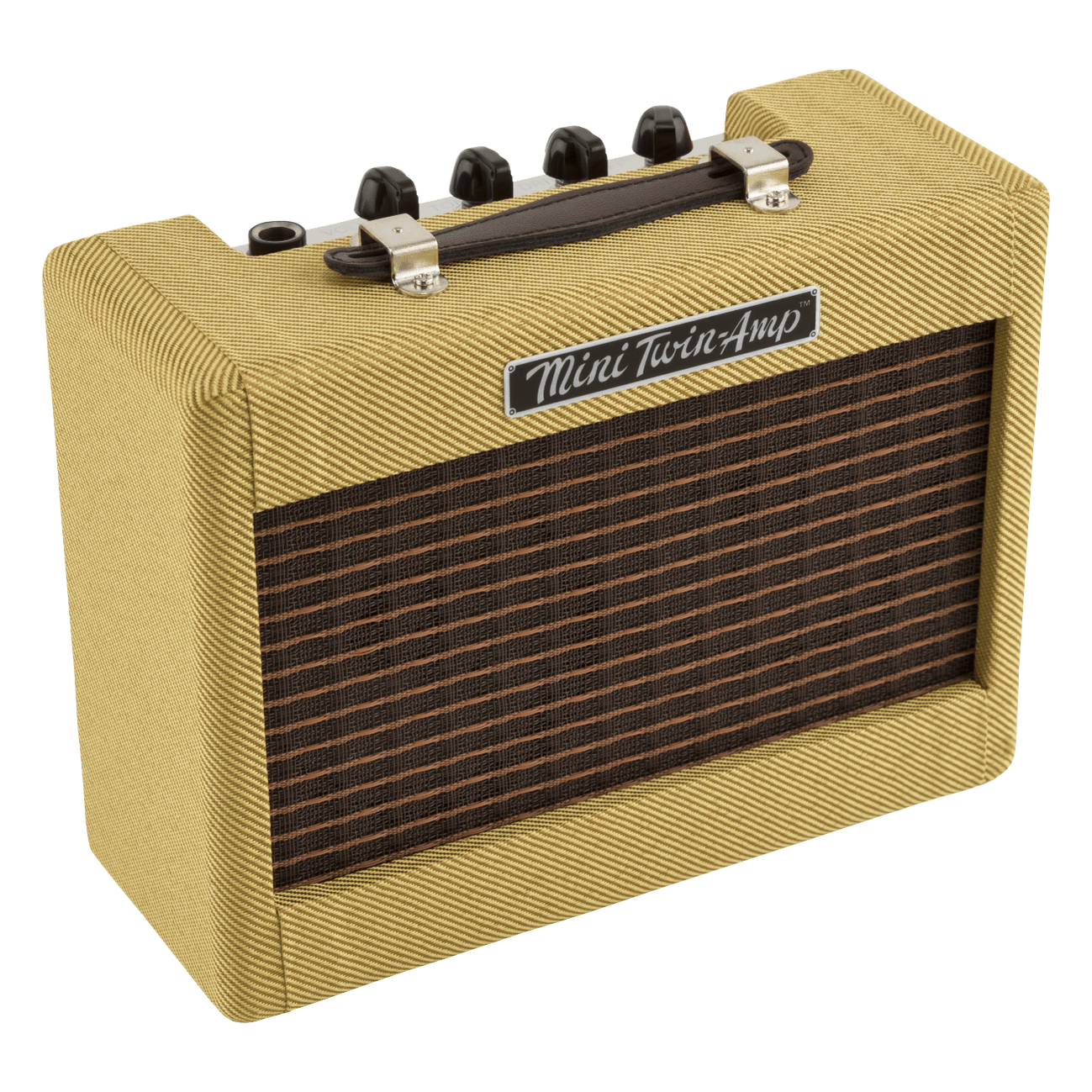 Fender Mini ’57 Twin-Amp - Portable Guitar Practice Amplifier Tweed 1