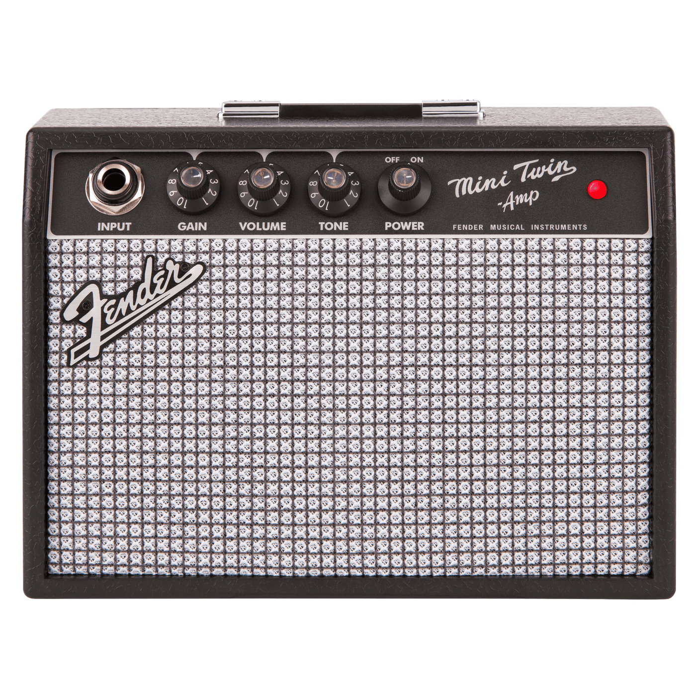 Fender Mini ’57 Twin-Amp - Portable Guitar Practice Amplifier Black 2