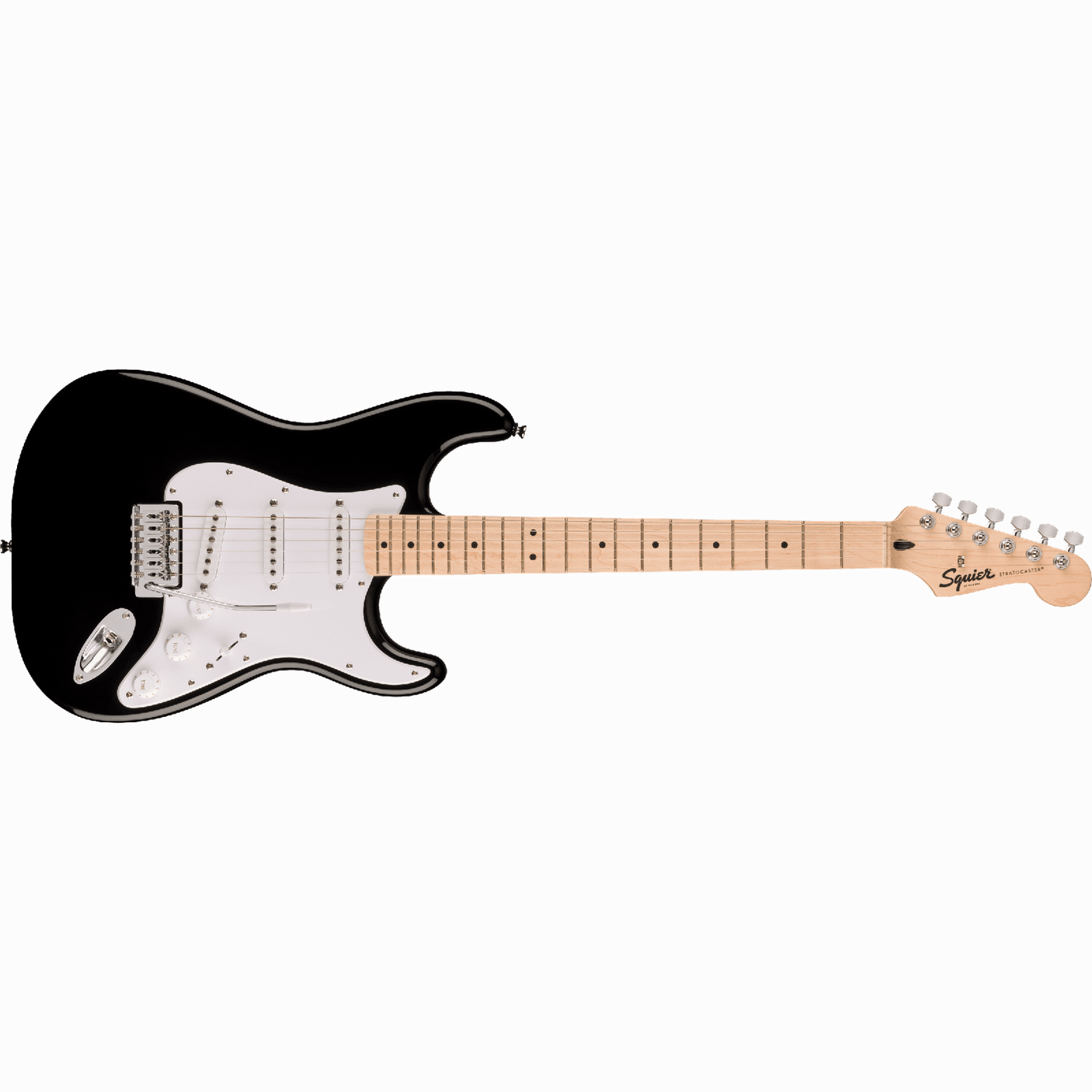 Fender Squier Sonic Stratocaster Pack - Black & Maple Neck 3
