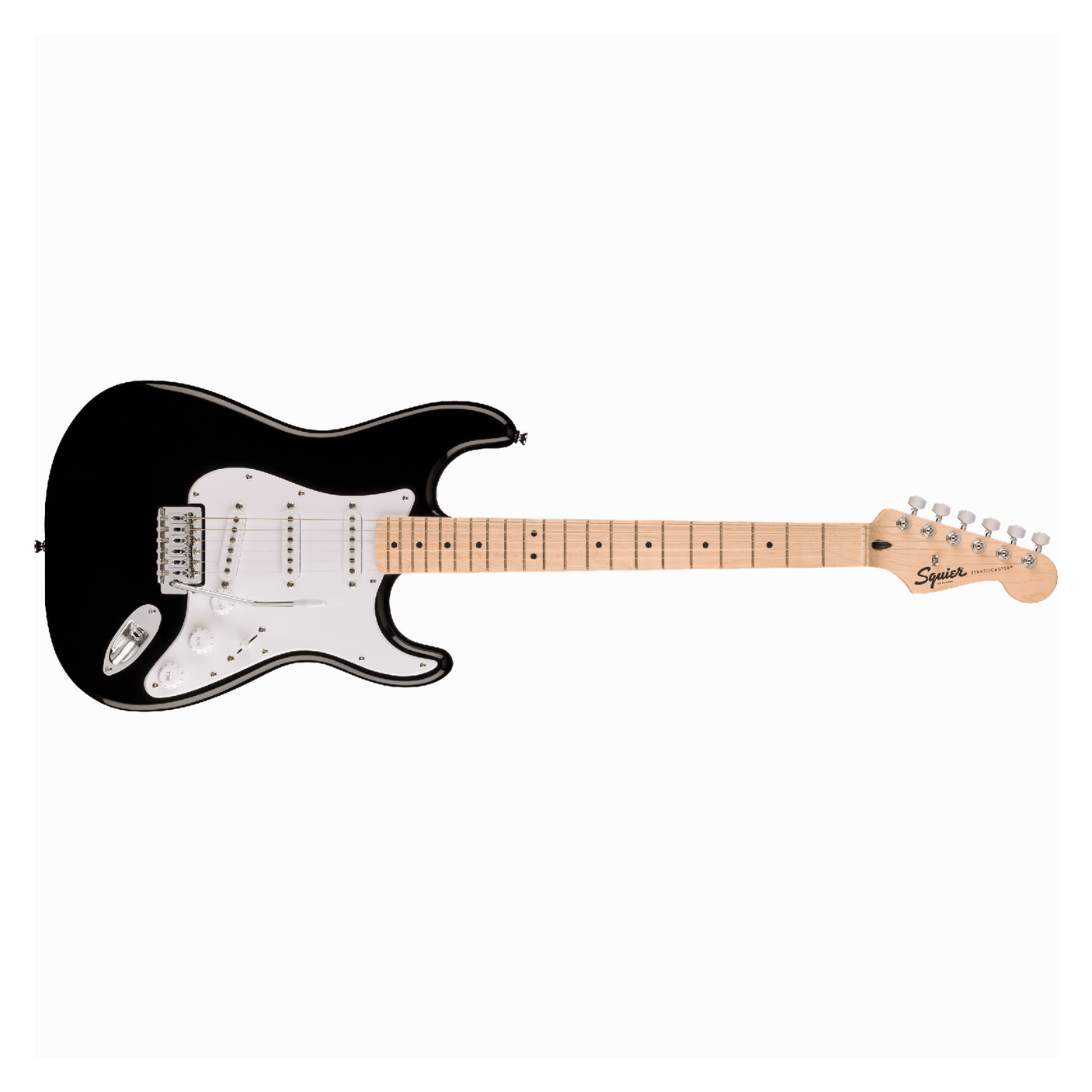 Fender Squier Sonic Stratocaster Pack - Black & Maple Neck 3