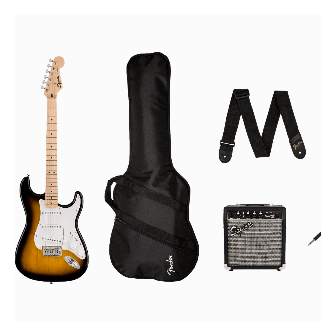Fender Squier Sonic Stratocaster Pack - Sunburst & Maple Neck 1