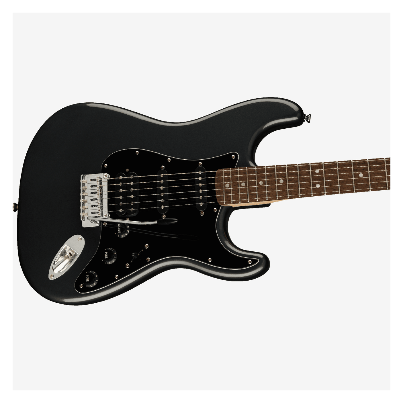 Fender Squire Squier Affinity Series Stratocaster HSS Pack - Charcoal Frost Metallic 5
