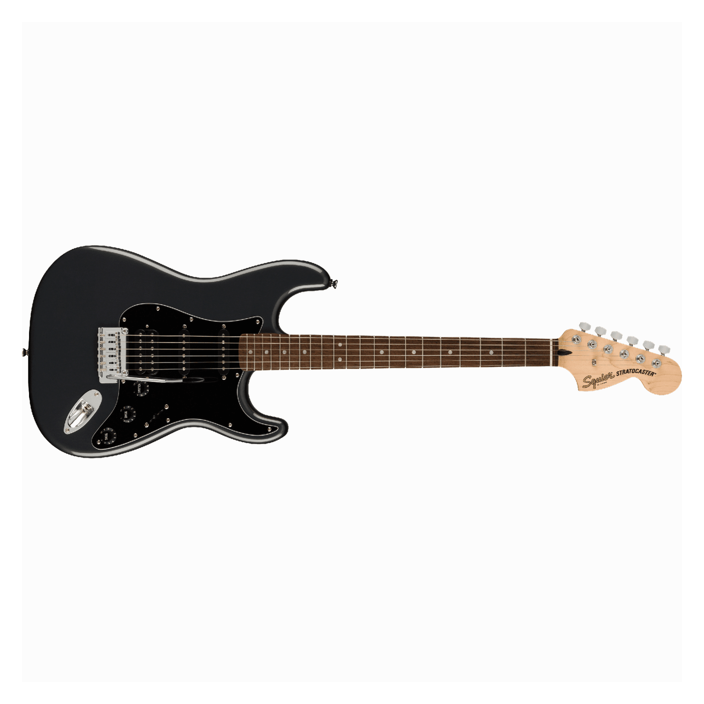 Fender Squire Squier Affinity Series Stratocaster HSS Pack - Charcoal Frost Metallic 3