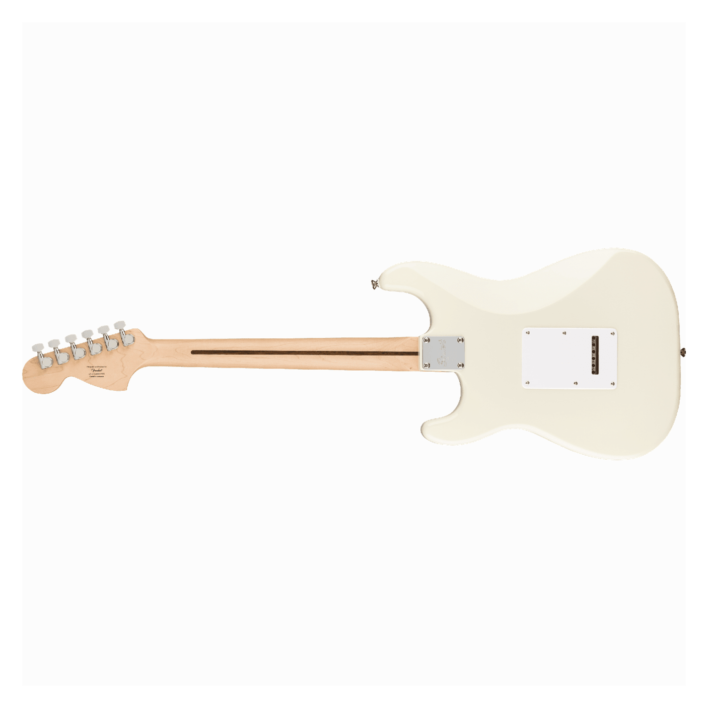 Squier Affinity Series Stratocaster Electric Guitar — Olympic White 2