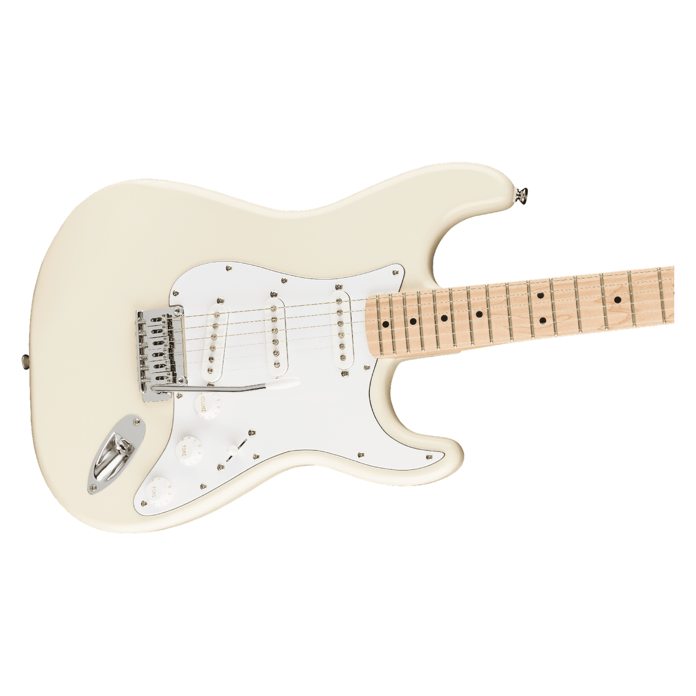 Squier Affinity Series Stratocaster Electric Guitar — Olympic White 4