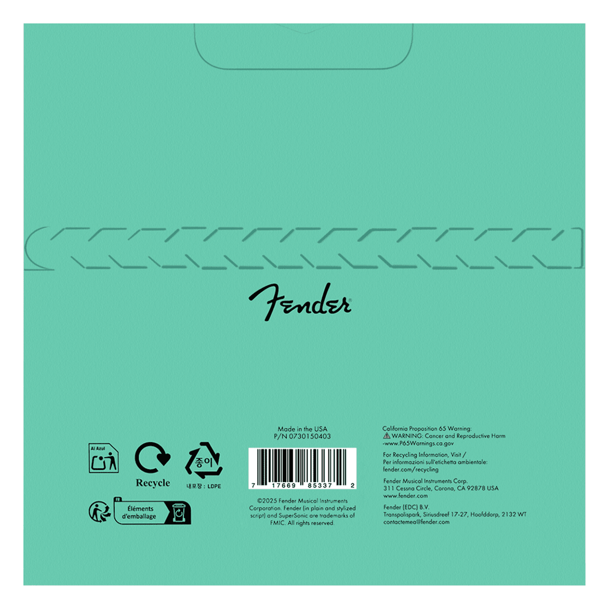 Fender Original 150L Pure Nickel Electric Guitar Strings, Light — 9-42 3