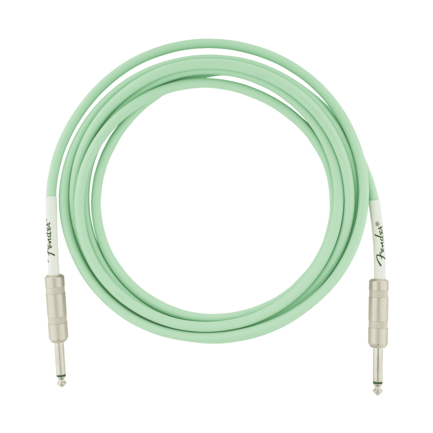 Fender 4.5m 15' Original Series Instrument Cable - Surf Green 1