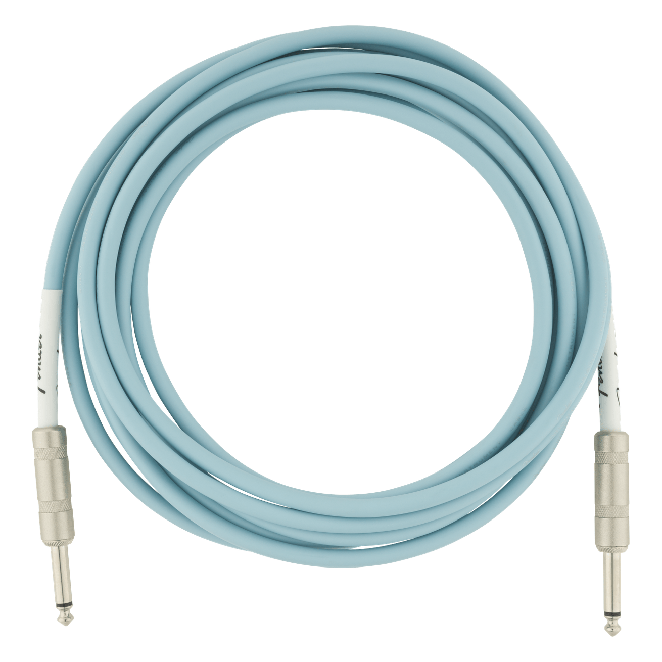 Fender 4.5m 15' Original Series Instrument Cable - Daphne Blue 1