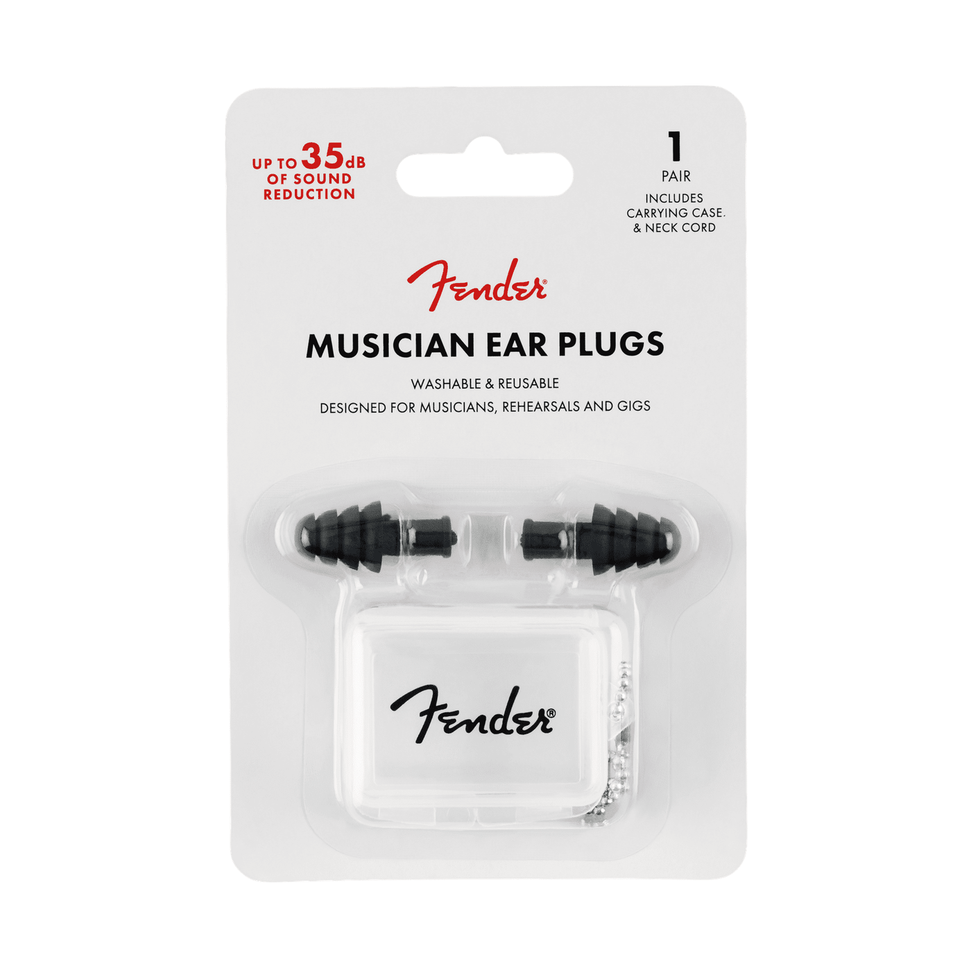 Fender Musician Series Ear Plugs - Black 2