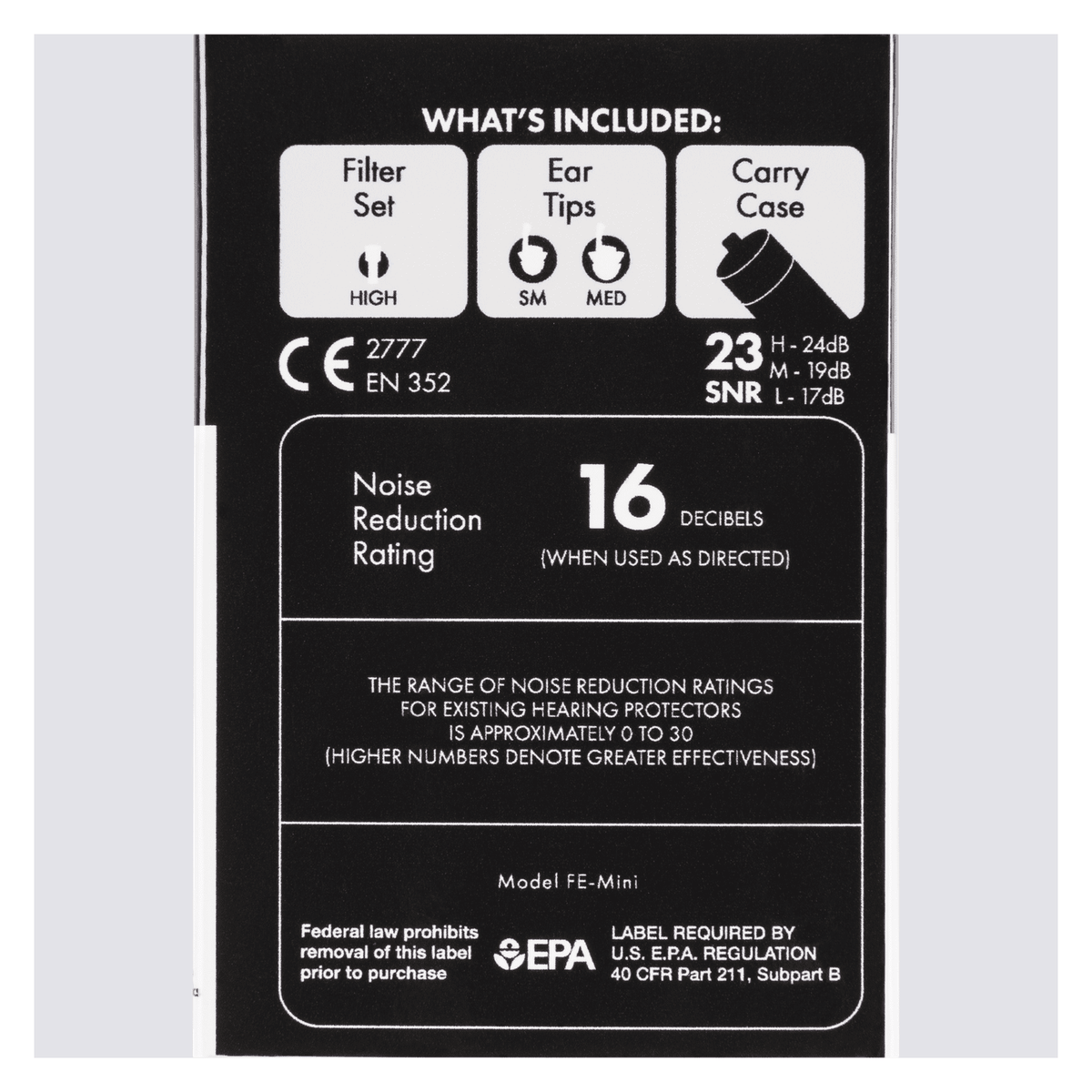 Fender Professional High Fidelity Ear Plugs 2