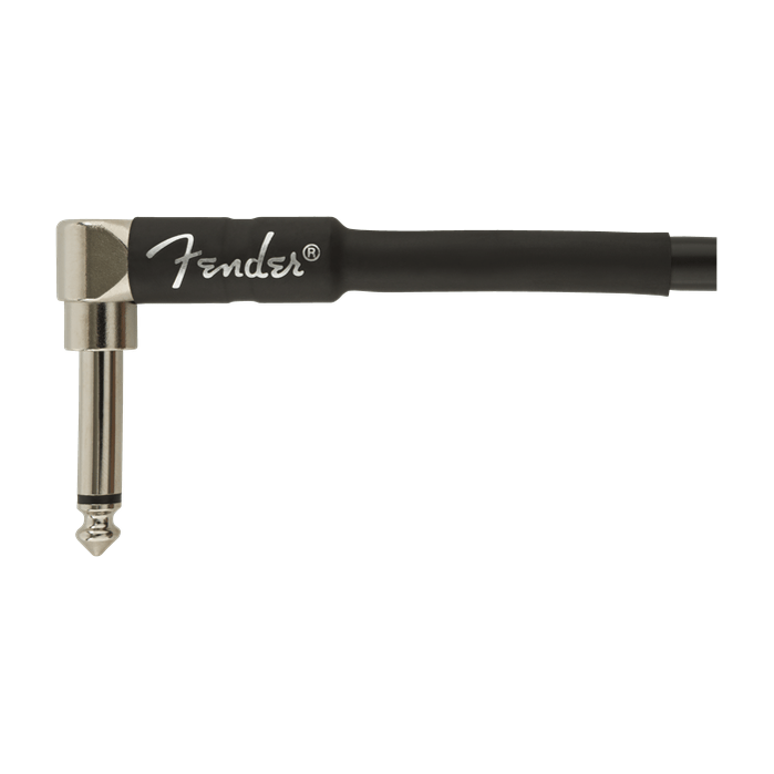 Fender Professional Series 3M Instrument Cable, Straight-Angle, Black 3