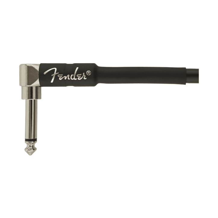 Fender Professional Series 3M Instrument Cable, Straight-Angle, Black 3