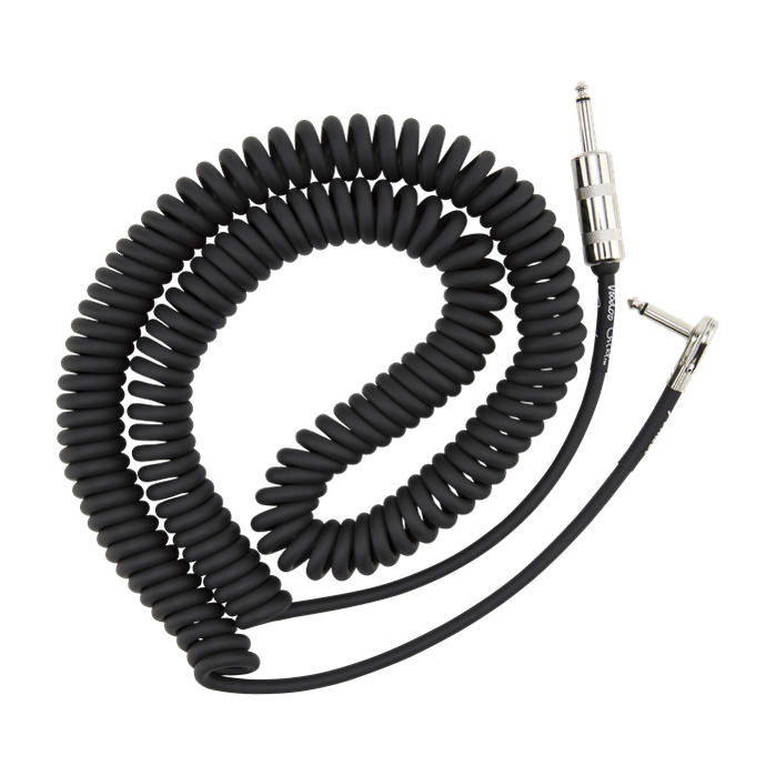 Fender Hendrix™ Voodoo Child™ Coil Instrument Cable Straight/Angle, 30', Black 2