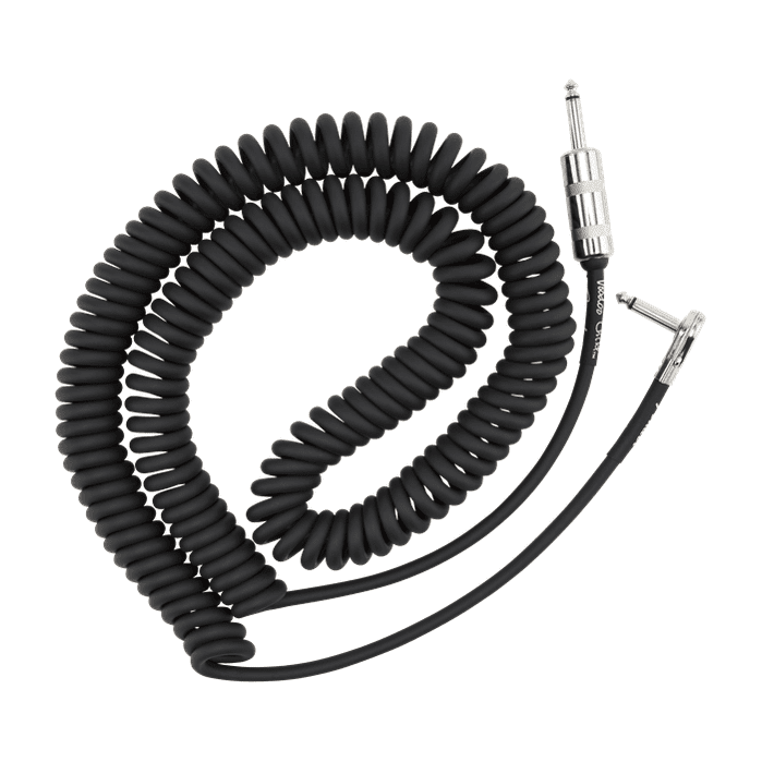 Fender Hendrix™ Voodoo Child™ Coil Instrument Cable Straight/Angle, 30', Black 2