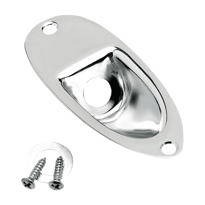 Fender Stratocaster Guitar Jack Ferrule - Chrome 1