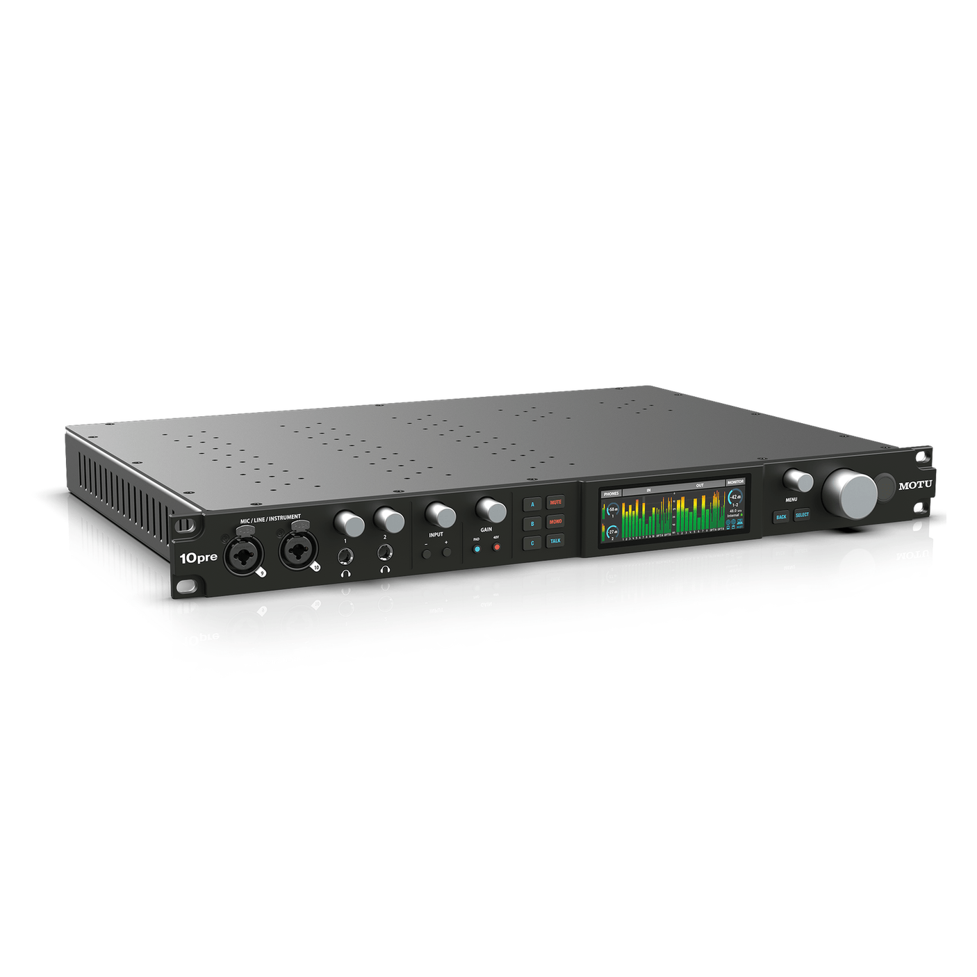 MOTU 10pre - Thunderbolt 4 / USB4 Audio Interface with DSP 2