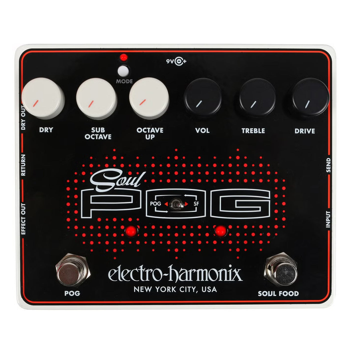 Electro-Harmonix Soul POG – Overdrive & Octave Multi-Effect Pedal 1