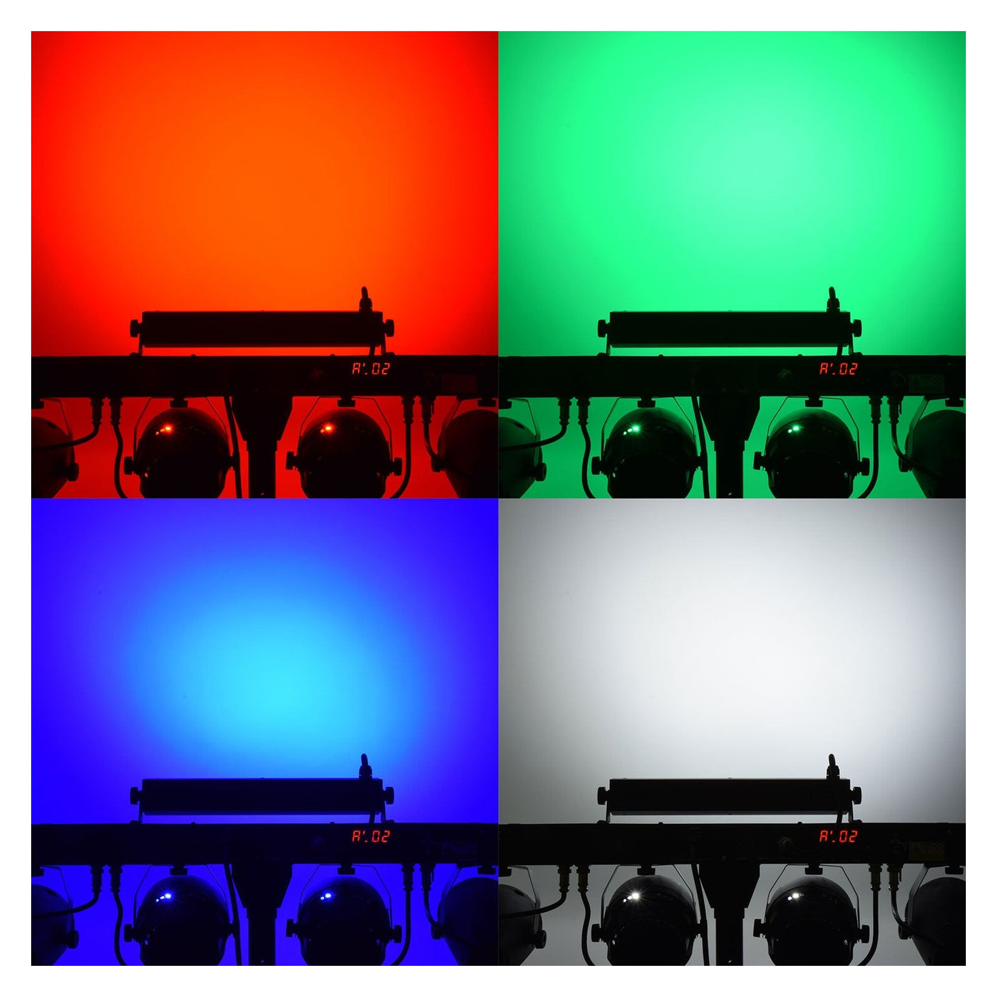 QTX Multi-Bar LED 5-in-1 Multi-Effects T-Bar With Tripod Stand 4