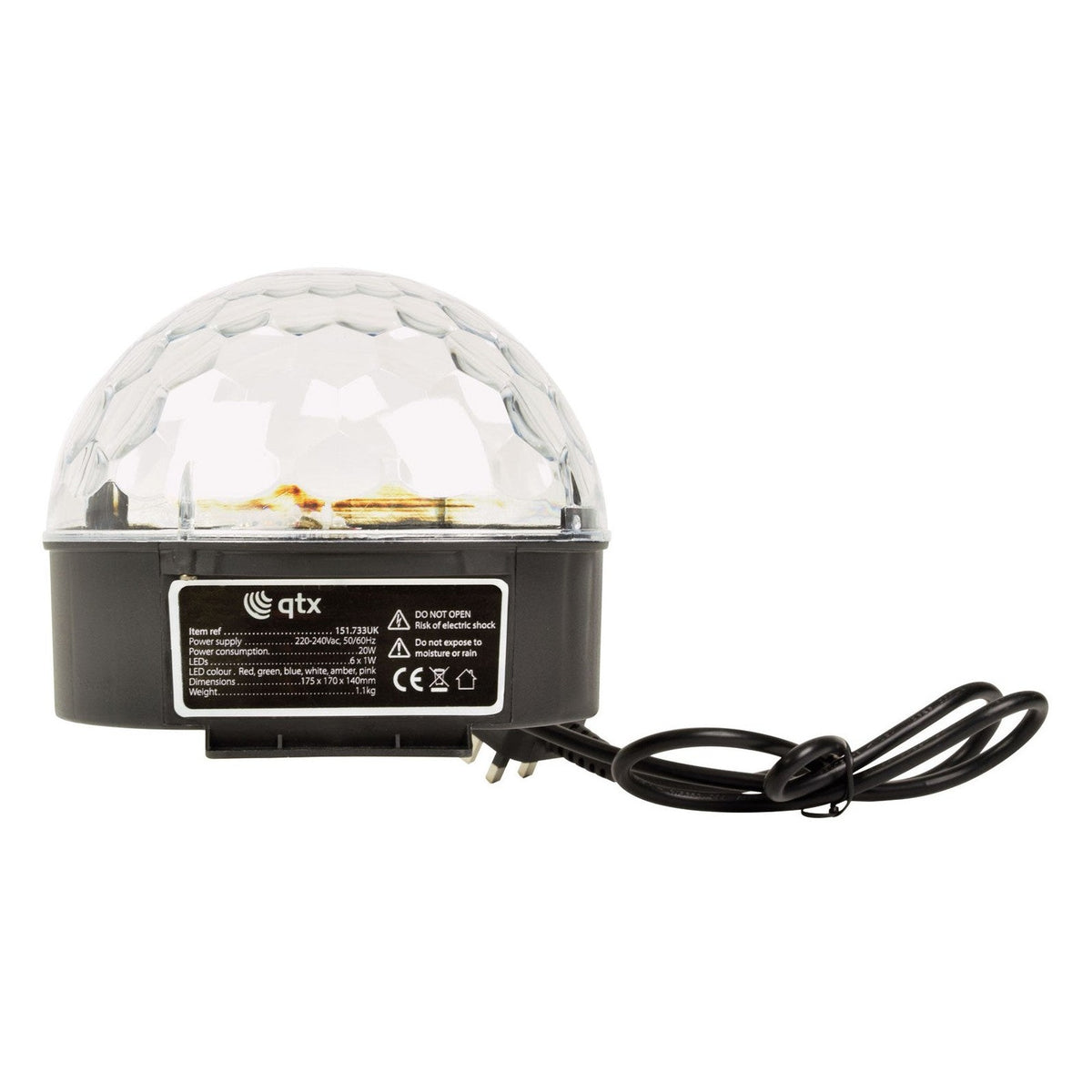 QTX Moonglow Tabletop LED Party Light 4