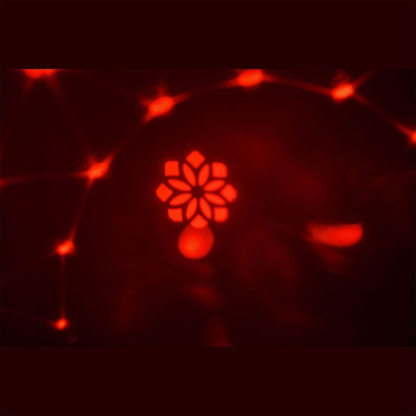 QTX Crystal Blaze Tabletop LED Light Effect with Gobos 5