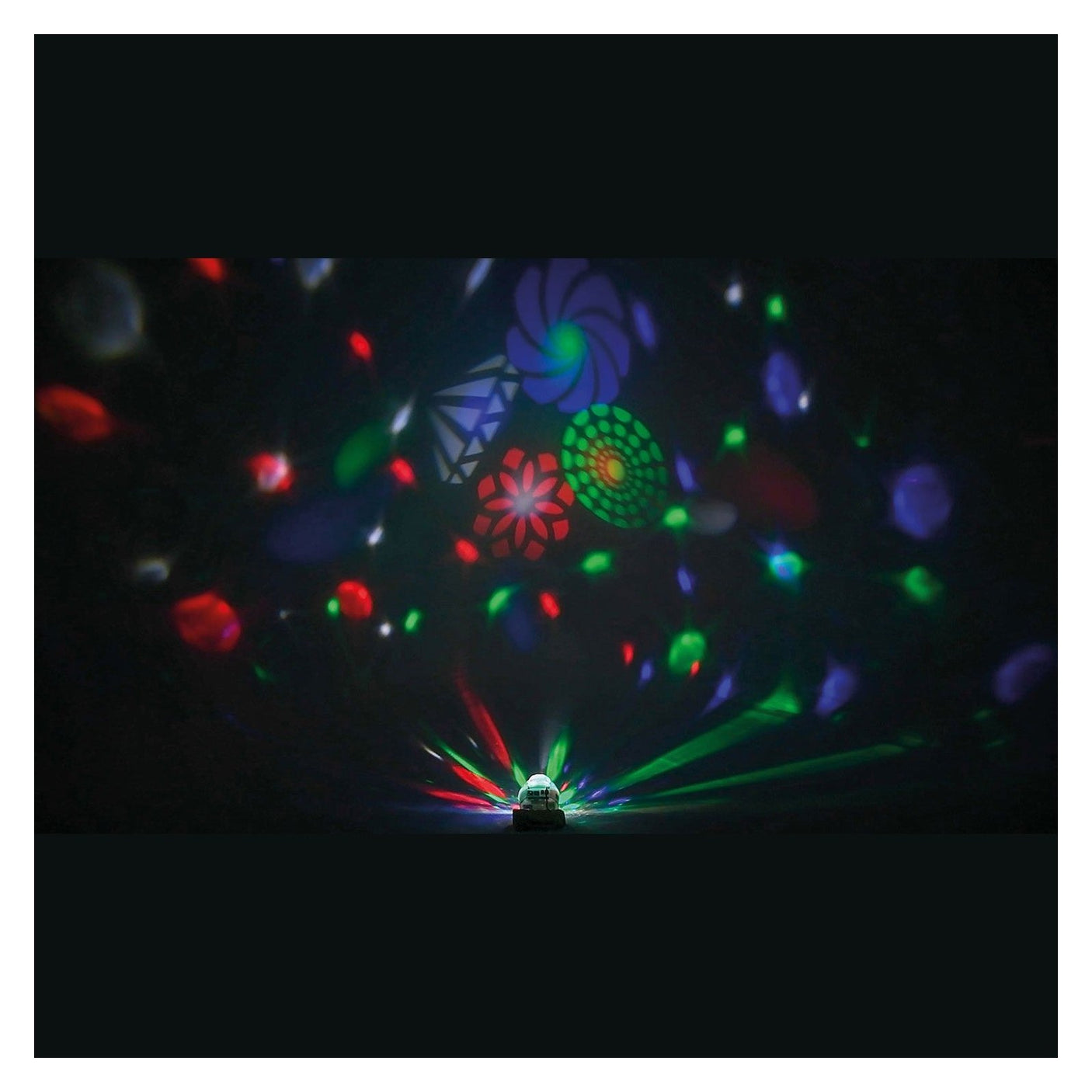 QTX Crystal Blaze Tabletop LED Light Effect with Gobos 6