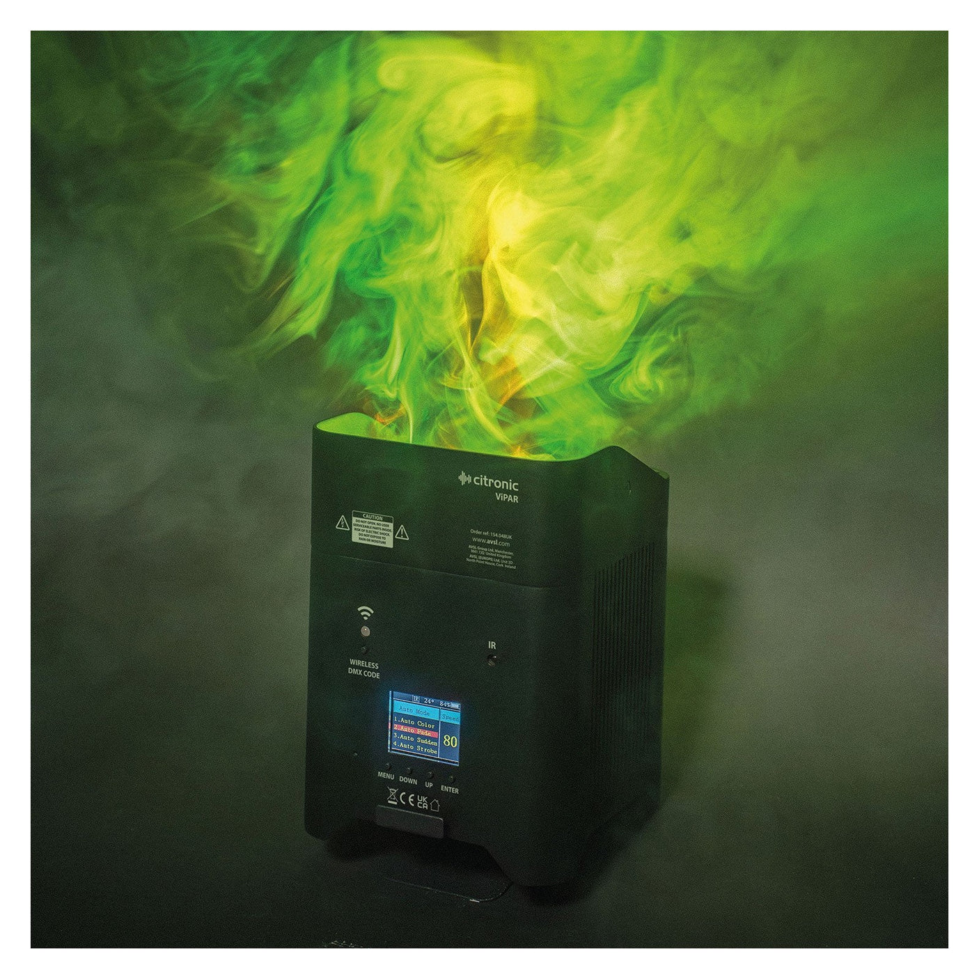 Citronic ViPAR: 6x18W Smart Rechargeable RGBWA/UV PAR Uplighter 6