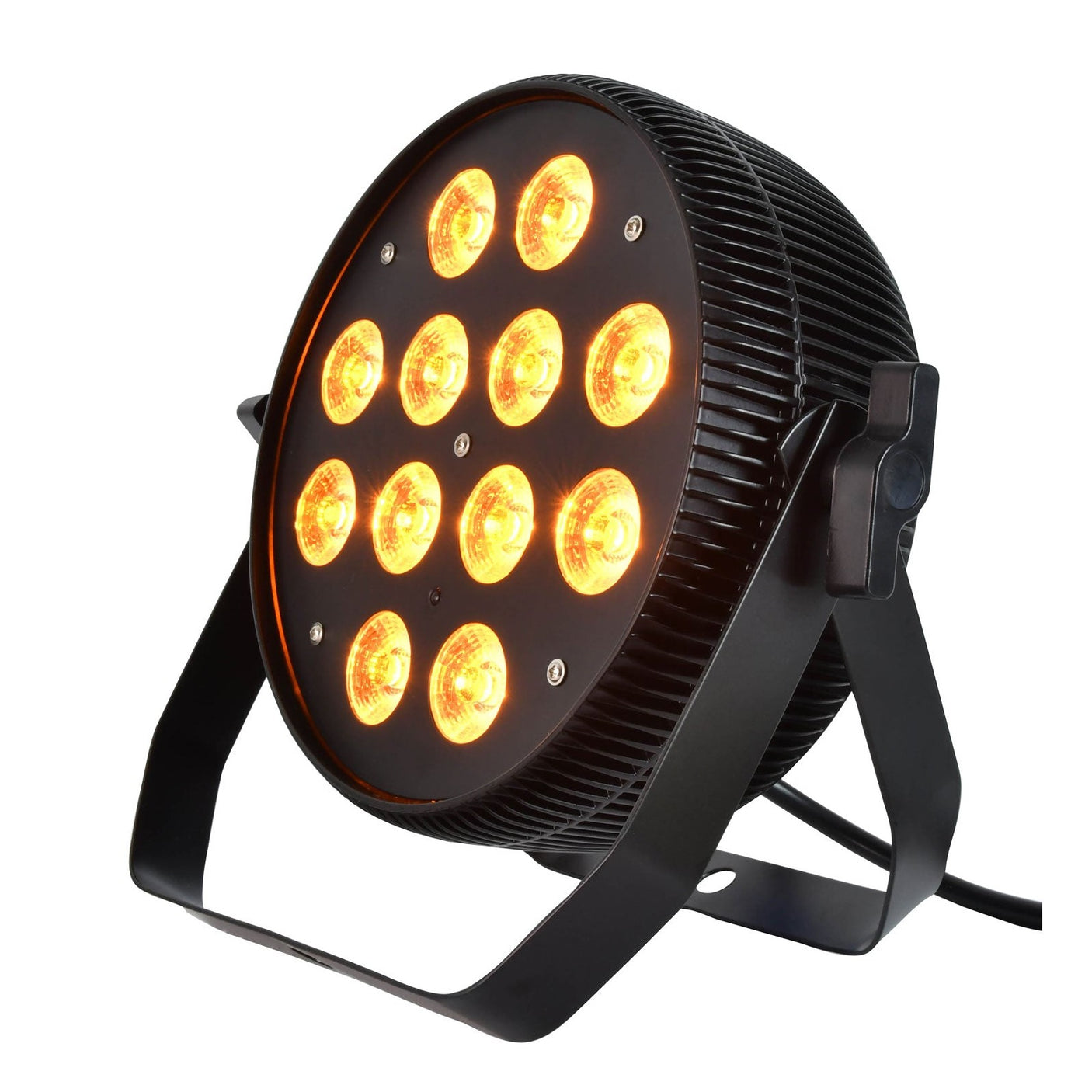 MagicPAR-80 Fanless PAR Can with 12x12 RGBWA+UV LEDs Black 1