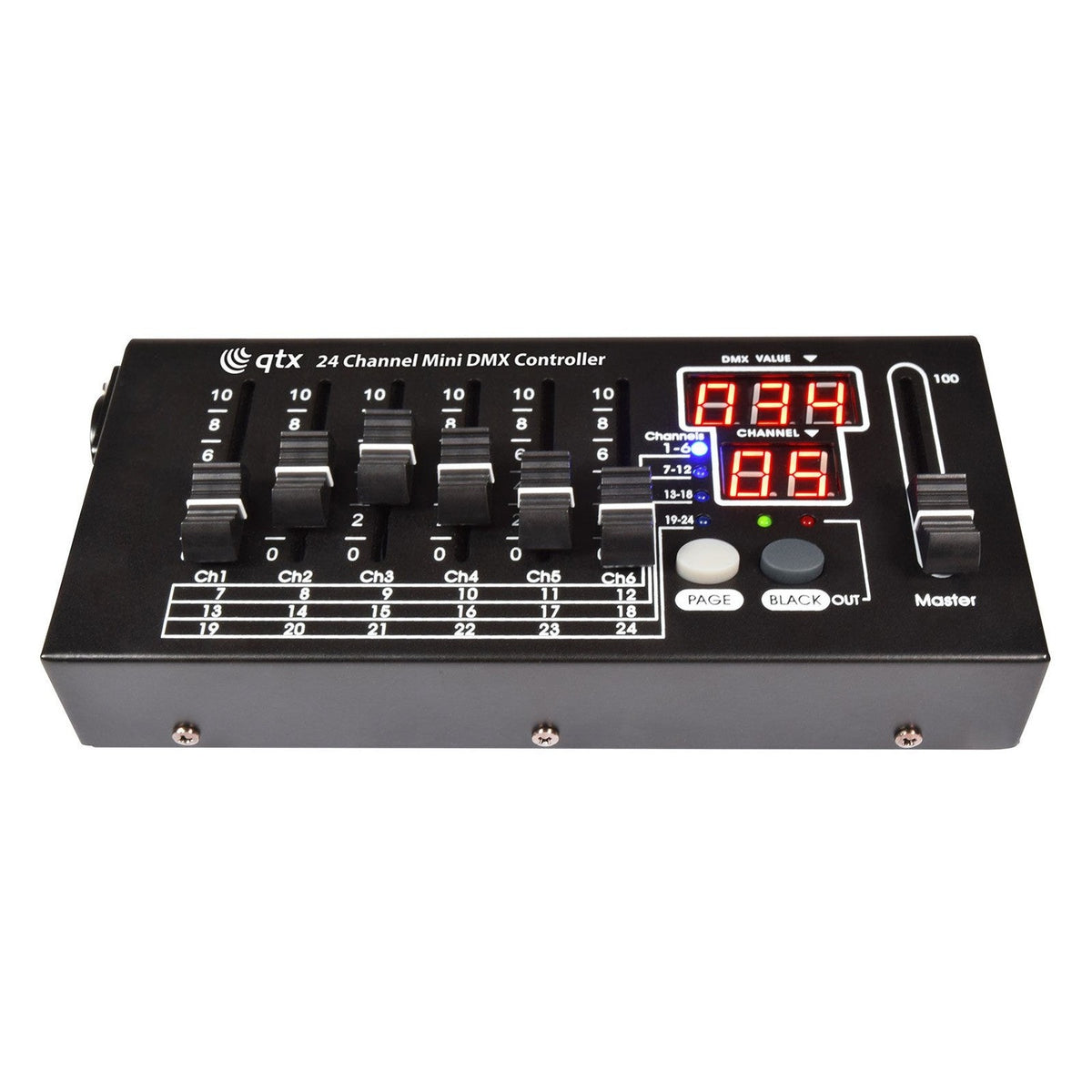 QTX 24 Channel Mini DMX Controller 1