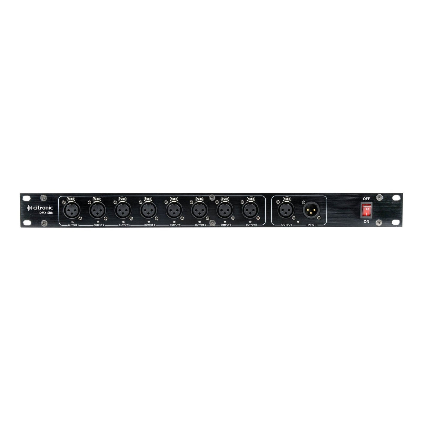 Citronic DMX-SR8 8-Way Rack-Mount DMX Splitter 1