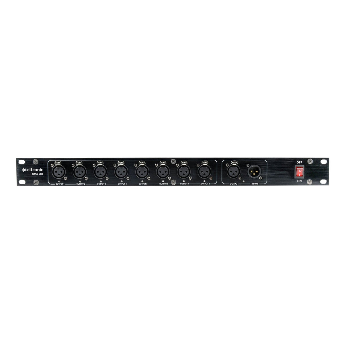 Citronic DMX-SR8 8-Way Rack-Mount DMX Splitter 1