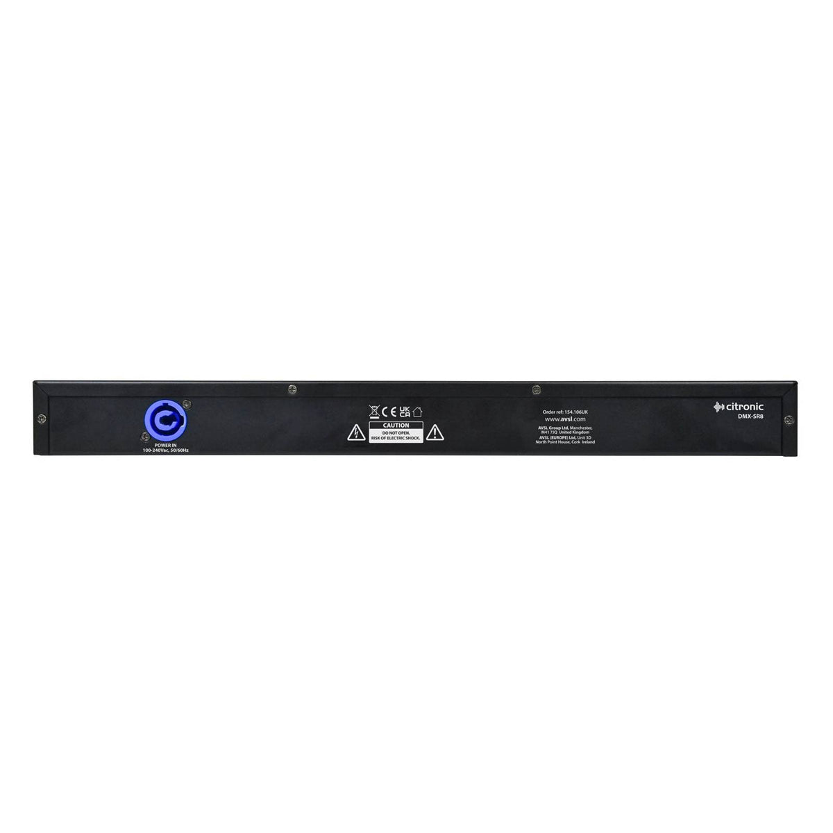 Citronic DMX-SR8 8-Way Rack-Mount DMX Splitter 4