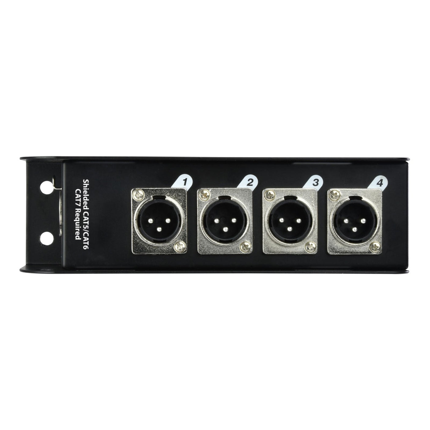 QTX RJ45 to DMX Multicore Adaptor Box – 4 x 3-Pin Male XLR Sockets 1