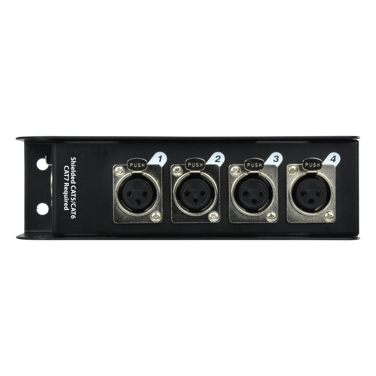 QTX RJ45 to DMX Multicore Adaptor Box – 4 x 3-Pin Female XLR Sockets 2