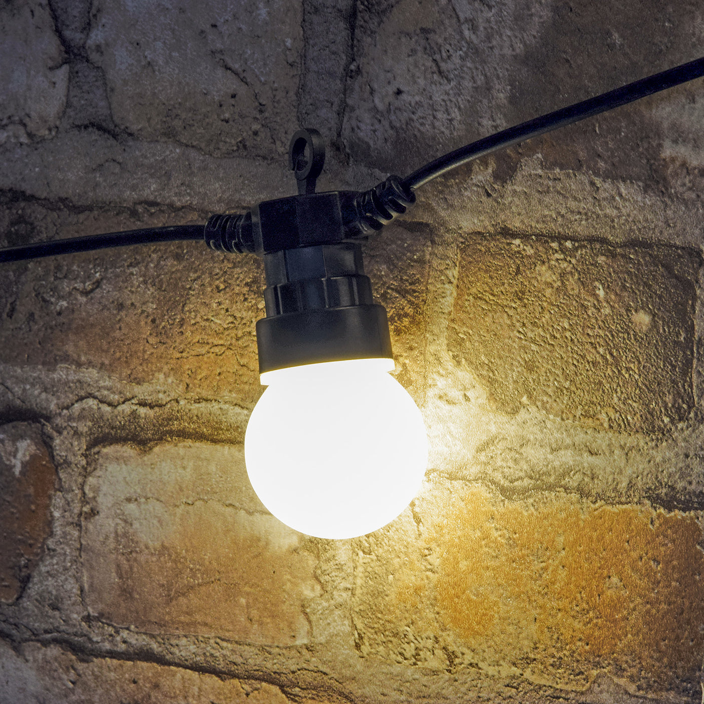 Lyyt Outdoor LED Festoon Lights 50cm Spacing - 10 Bulbs Warm White 2