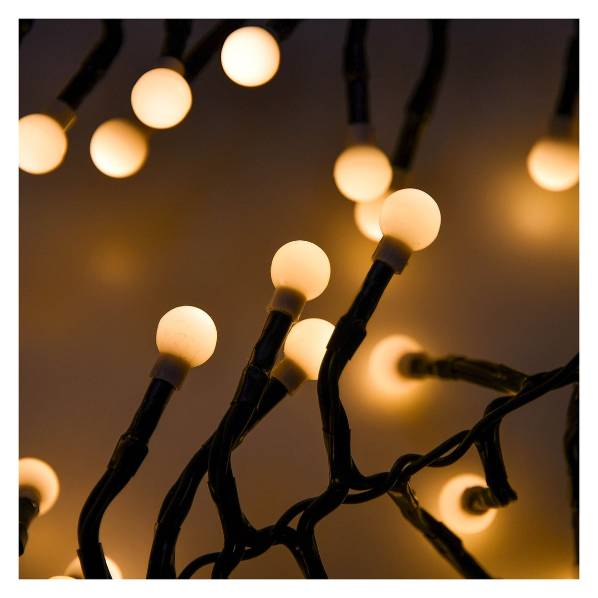 Lyyt 3m Cluster Berry Lights, Warm White — 300 LED 4