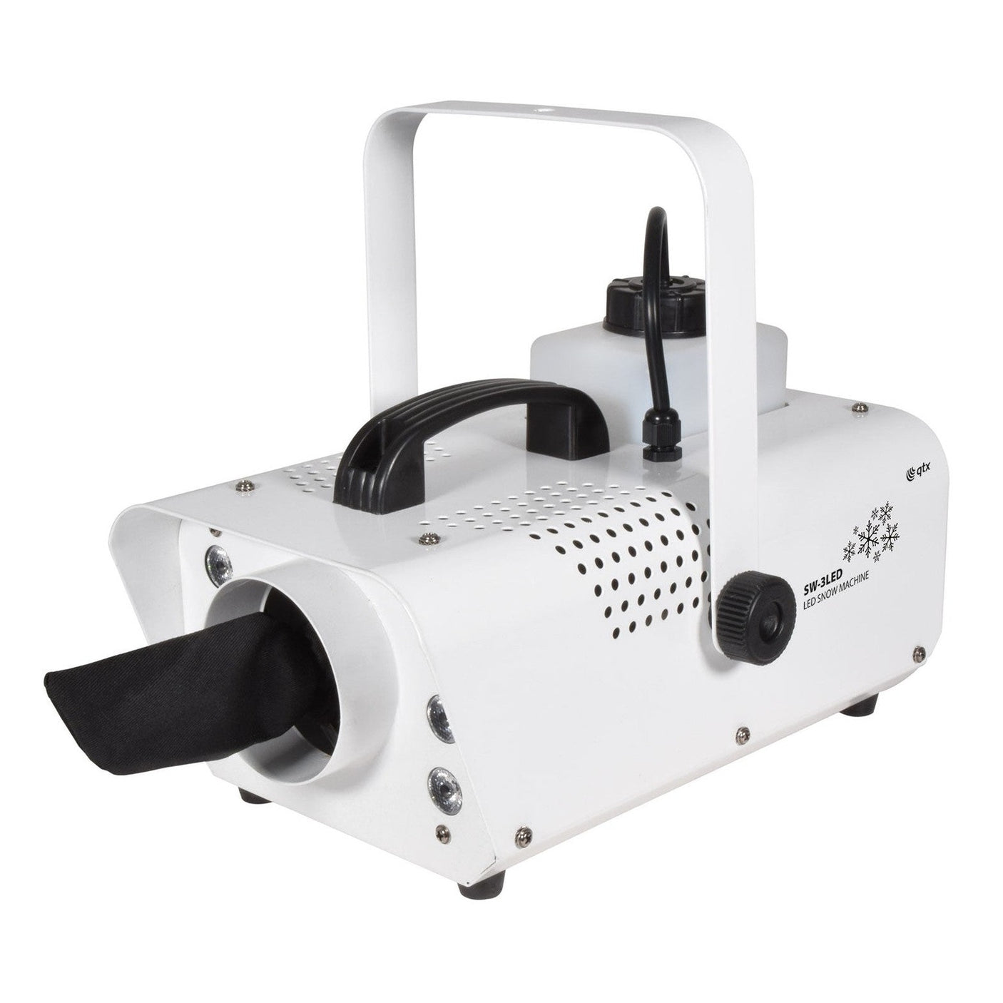 QTX SW-3LED 800W Snow Machine With LED Lights & Remote Control 1