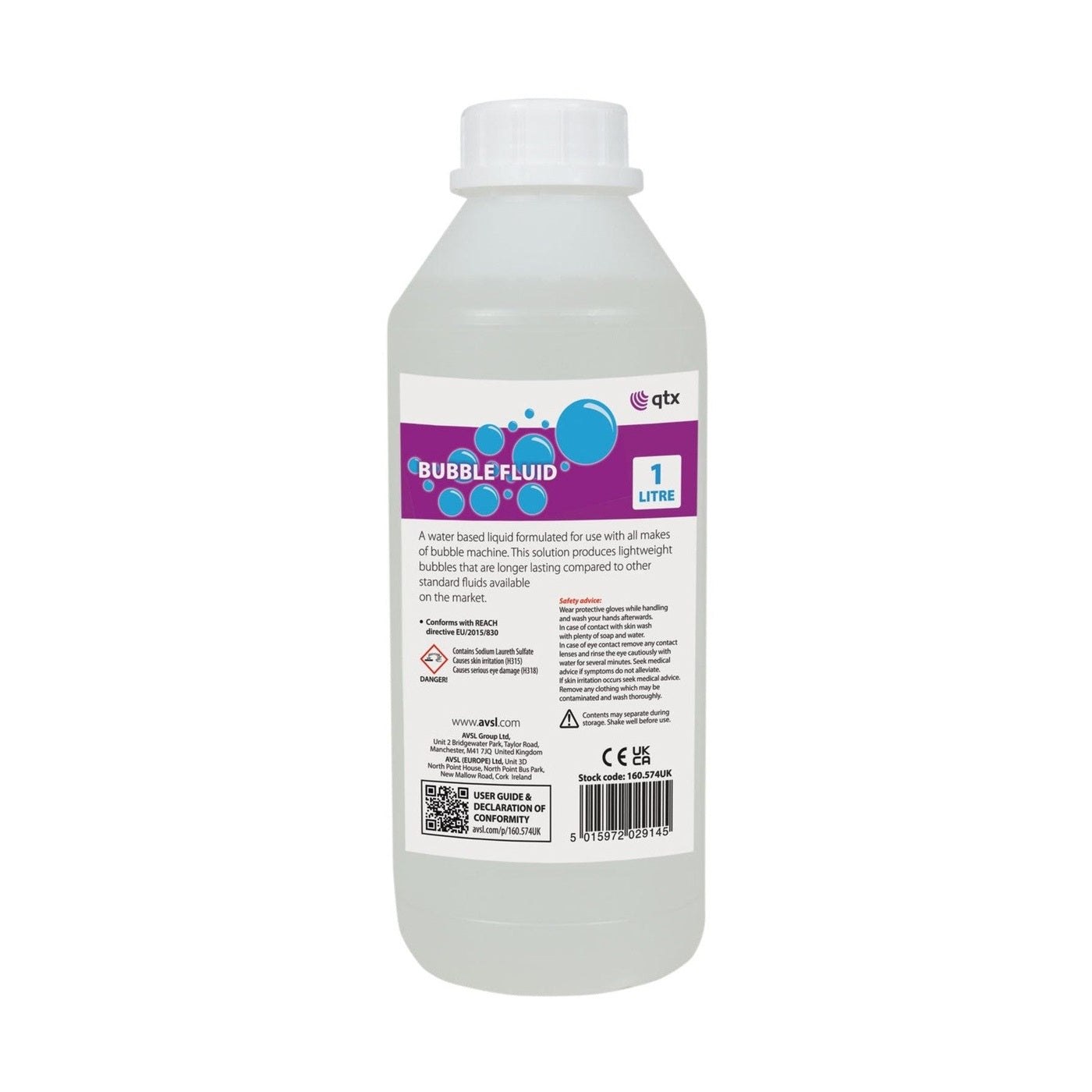 QTX Bubble Fluid – 1 Litre 1