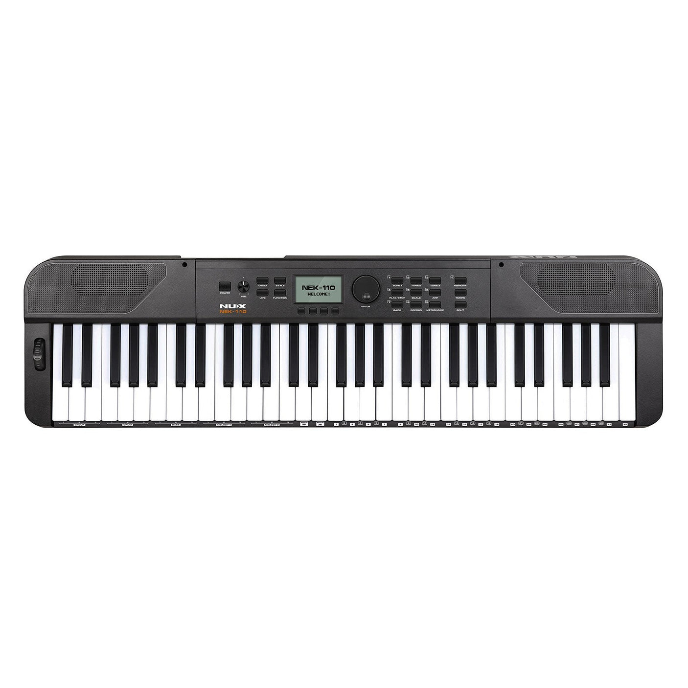 NUX NEK-110 61-Key Portable Keyboard - Black 1