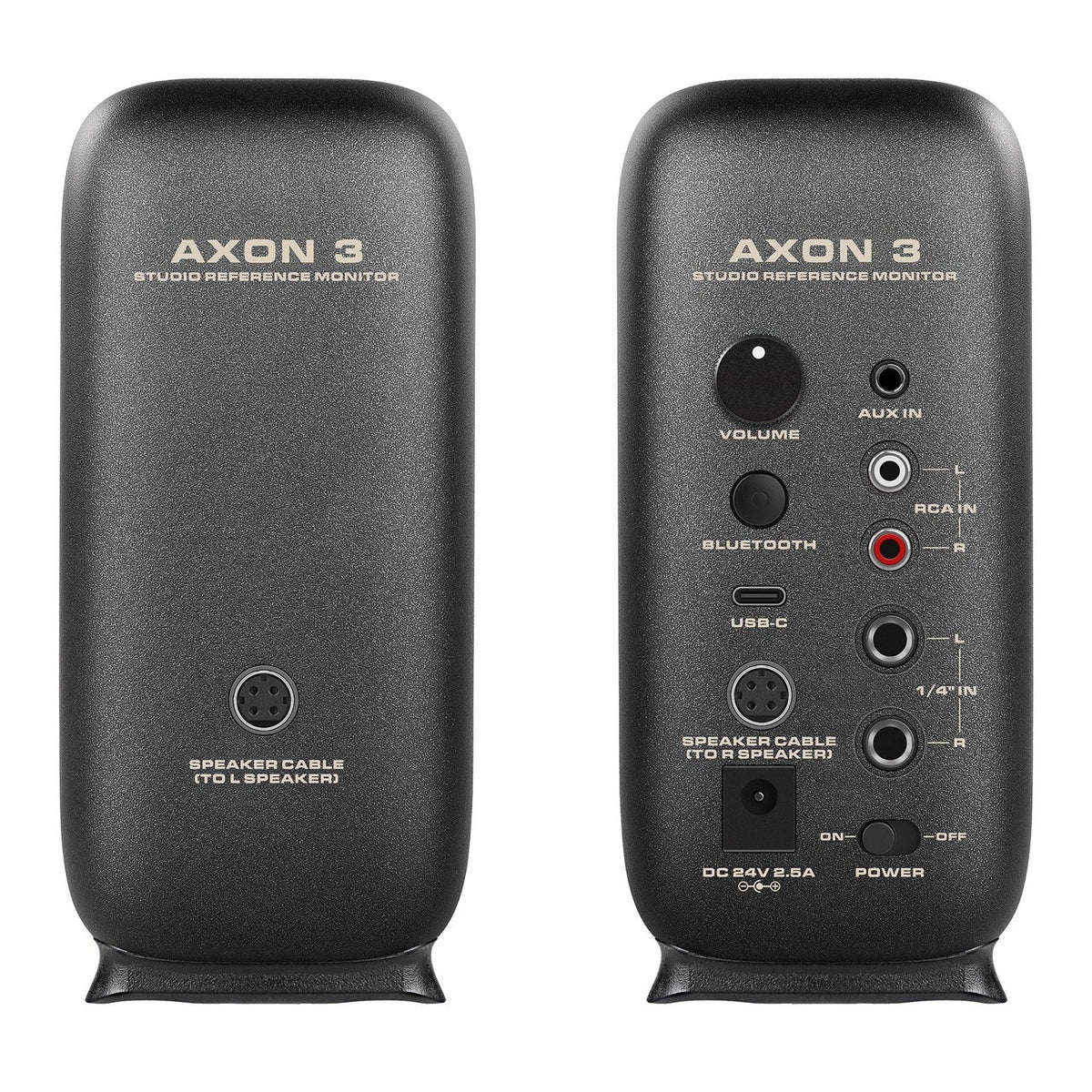NUX Axon 3 Super-Compact Nearfield Studio Monitors - Black 2