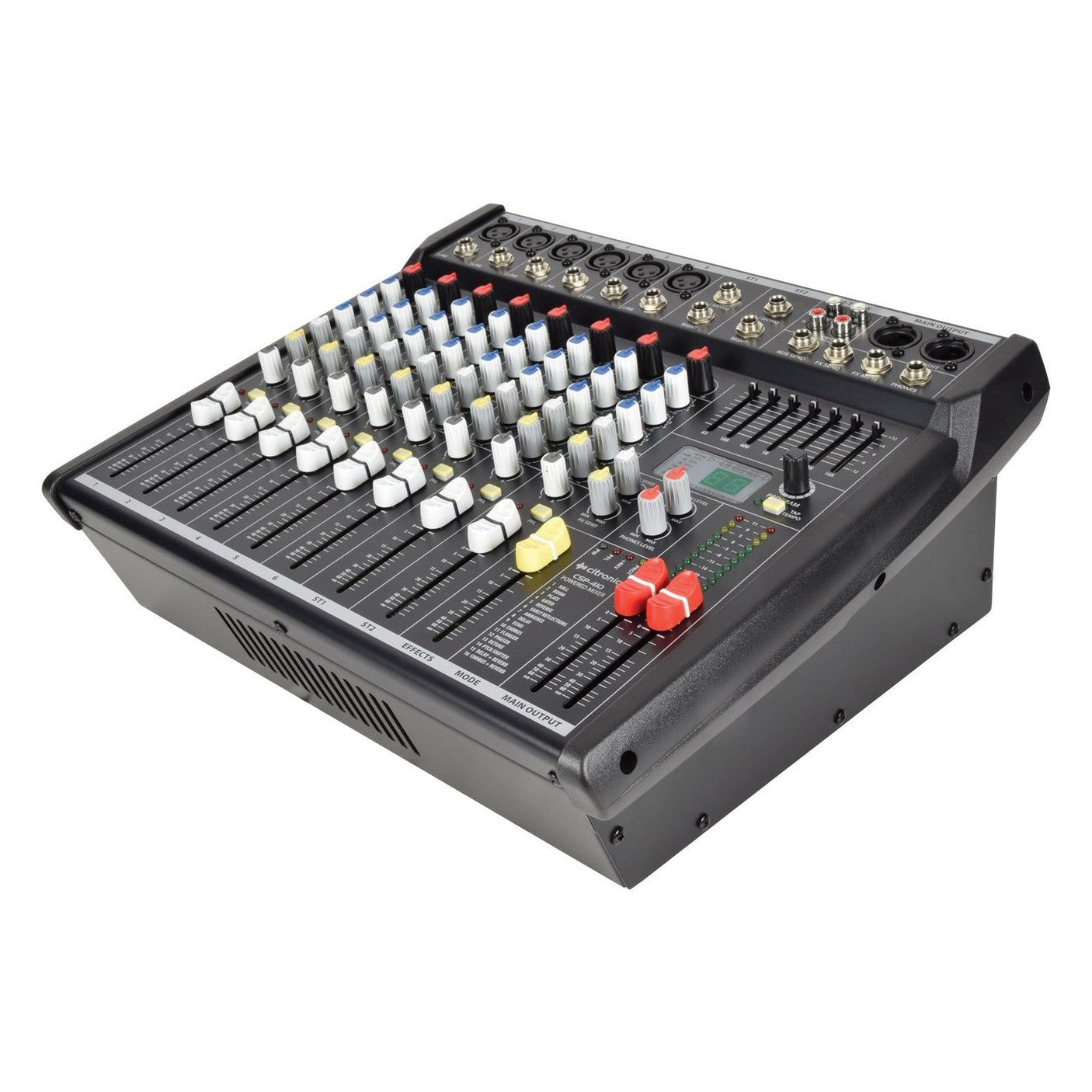 Citronic CSP-410 2 x 200W 10-Input Powered Mixer With DSP Effects 2