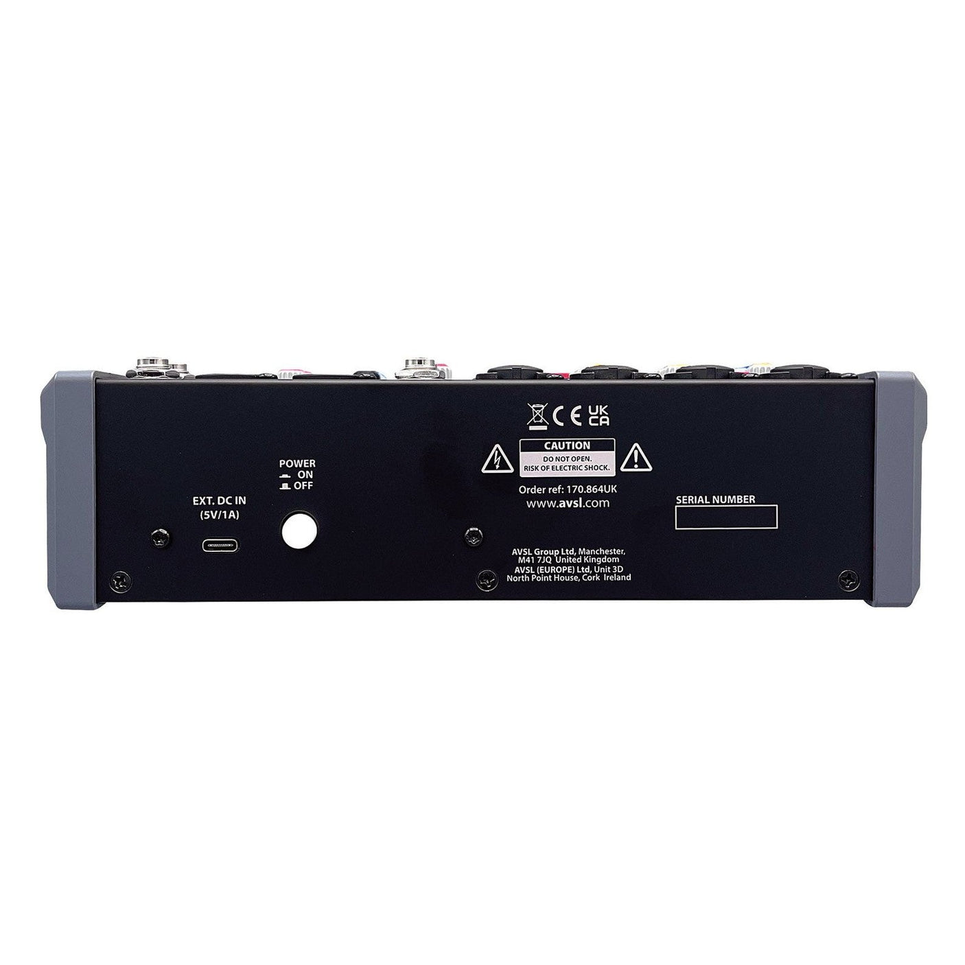 Citronic CMA-8 Compact 8CH Mixer with DSP, USB & Bluetooth 3
