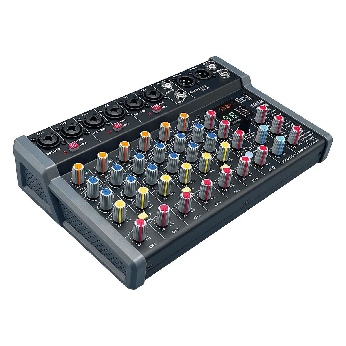 Citronic CMA-10 Compact 10CH Mixer with DSP, USB & Bluetooth 1