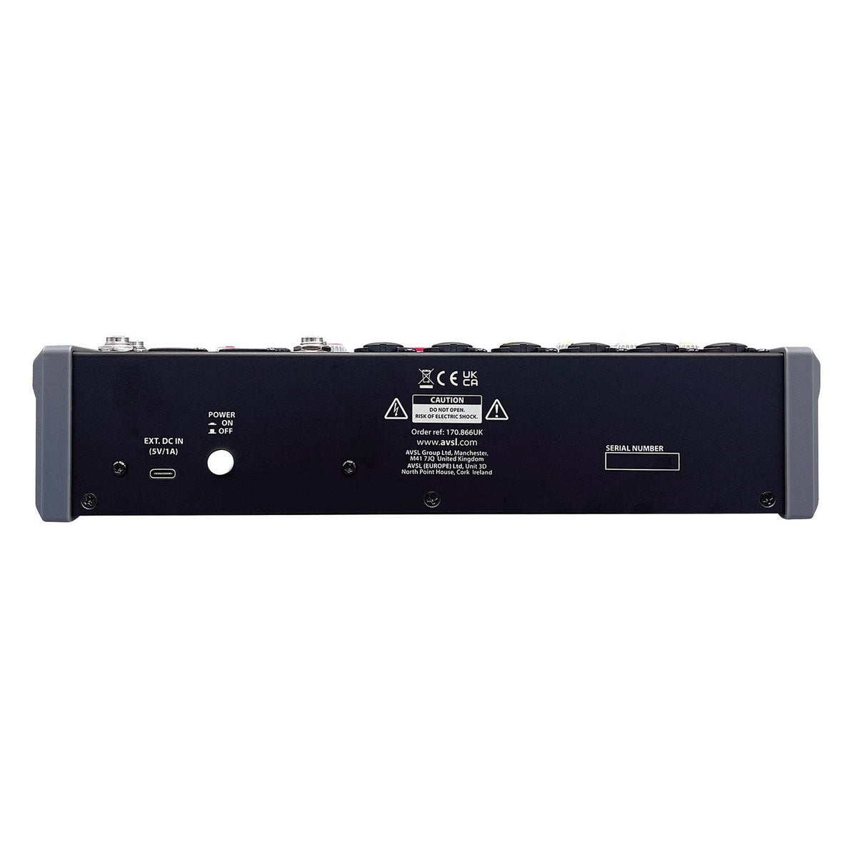 Citronic CMA-10 Compact 10CH Mixer with DSP, USB & Bluetooth 3