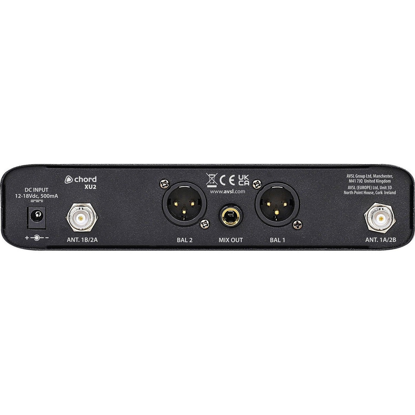 Chord XU2 Dual Handheld UHF Wireless Microphone System 3