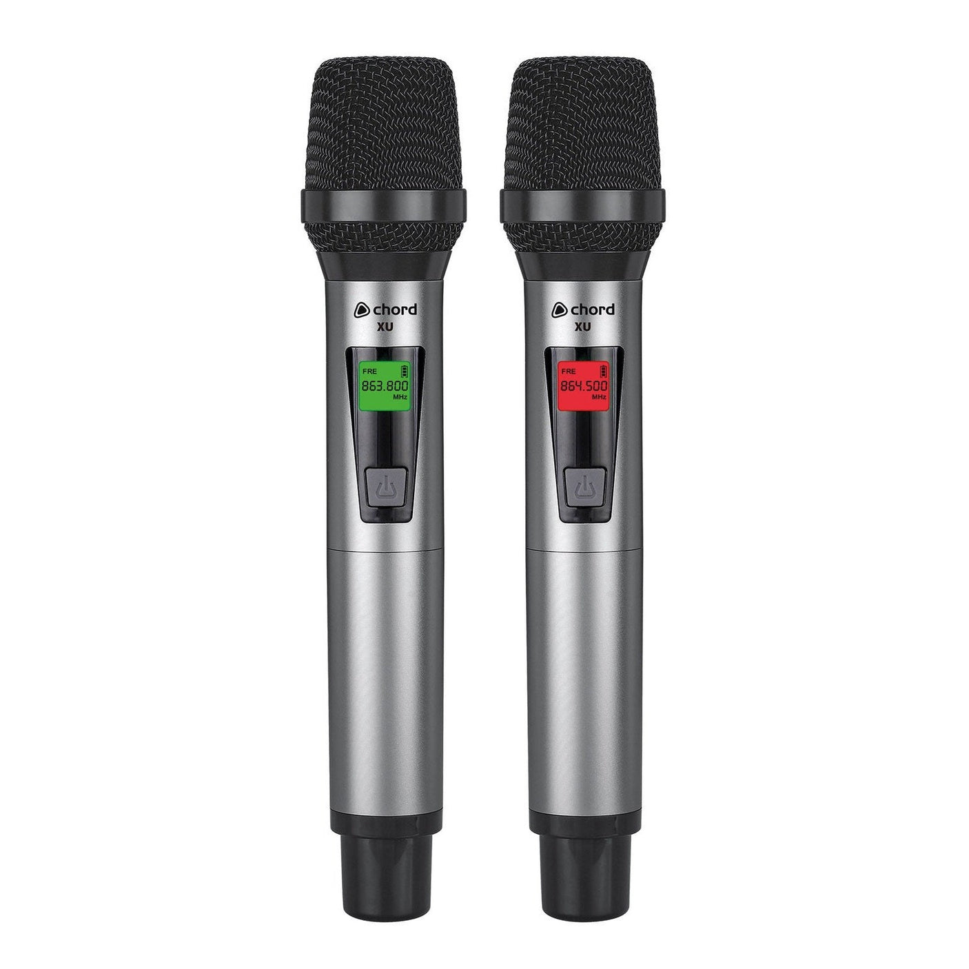 Chord XU2 Dual Handheld UHF Wireless Microphone System 4